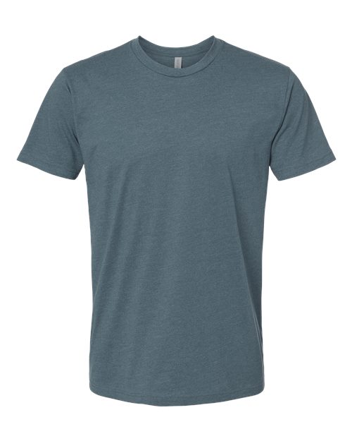 Next Level 6210 — Unisex CVC T-Shirt — Heather Slate Blue