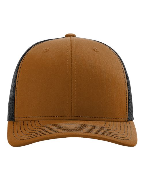 Richardson 112 — Snapback Trucker Cap — Carmel/ Black