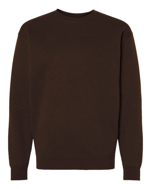 Independent Trading Co. IND3000 — Unisex Heavyweight Crewneck Sweatshirt — Brown