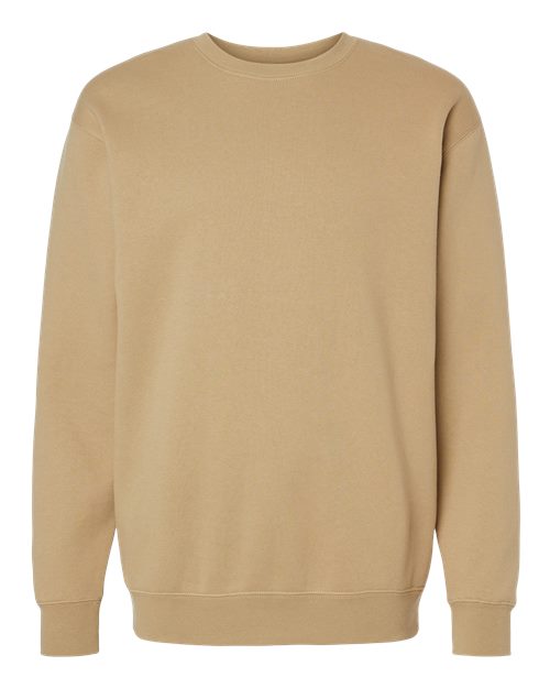 Independent Trading Co. IND3000 — Unisex Heavyweight Crewneck Sweatshirt — Sandstone