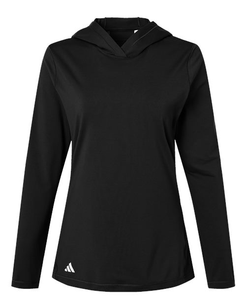 Adidas A1003 — Women's Performance Hooded Pullover — Black