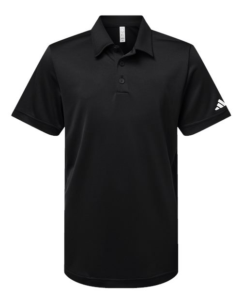Adidas A4000 — Youth Performance Polo — Black