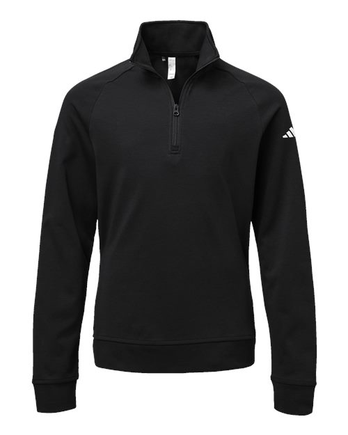 Adidas A4001 — Youth Performance Quarter-Zip Pullover — Black