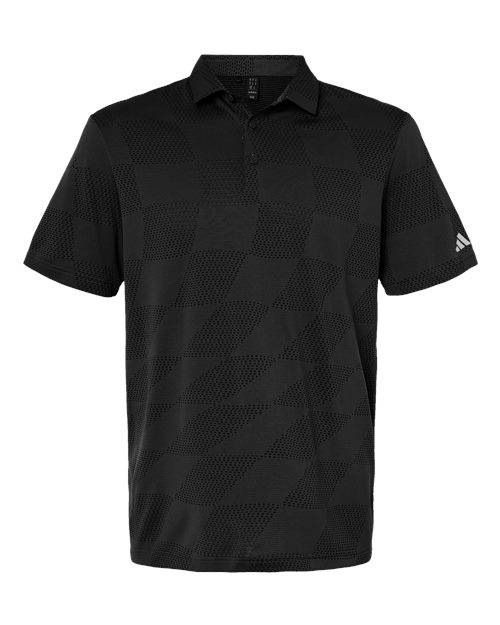 Adidas A2004 — Men's Ultimate365 Textured Polo — Black