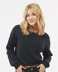 Independent Trading Co. AFX24CRP — Women's Lightweight Crop Crewneck Sweatshirt — main view