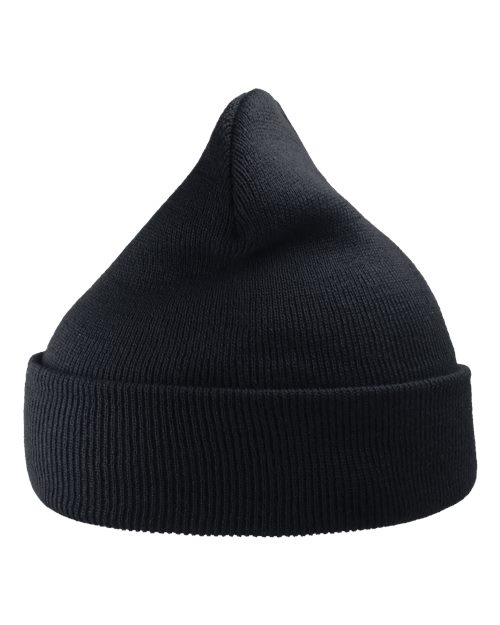 Atlantis Headwear WIND — Sustainable 12" Knit Beanie — Navy