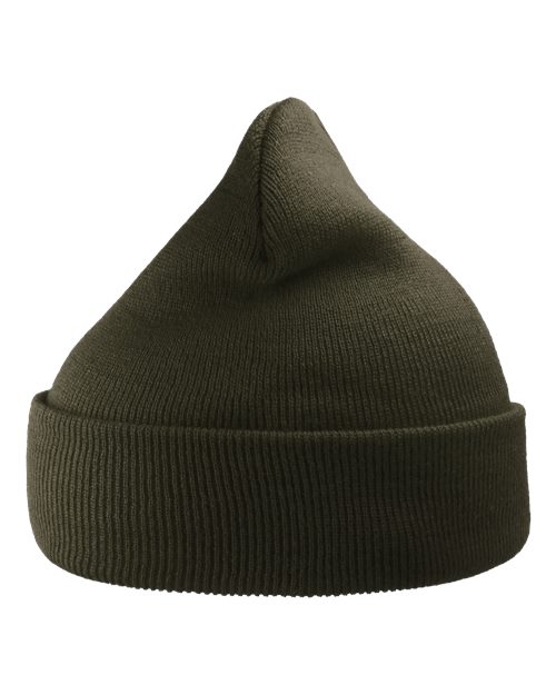 Atlantis Headwear WIND — Sustainable 12" Knit Beanie — Olive