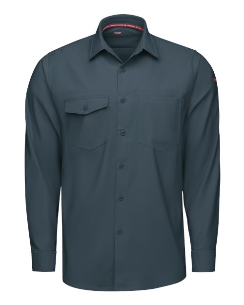 Red Kap TSM4T — Men's Tall Cooling Long Sleeve Work Shirt — Arctic