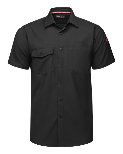 Red Kap TSM2 — Men's Cooling Work Shirt — Black