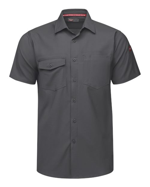 Red Kap TSM2 — Men's Cooling Work Shirt — Carbon