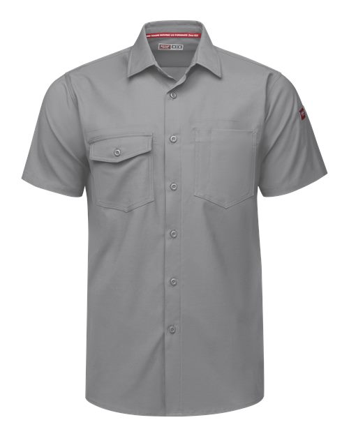 Red Kap TSM2T — Men's Tall Cooling Work Shirt — Gravel