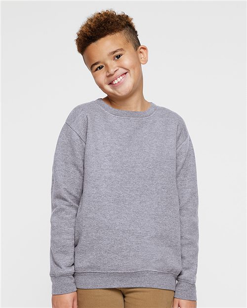 LAT 2225 — Youth Crewneck Sweatshirt — main view