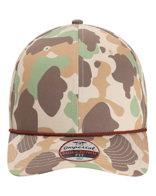 Imperial 5058 — The Outtasite Cap — Frog Skin Camo/ Brown
