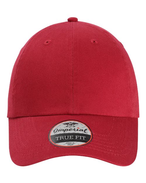 Imperial X210B — The Original Buckle Dad Hat — Cardinal Red