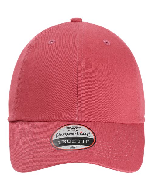 Imperial X210B — The Original Buckle Dad Hat — Nantucket Red