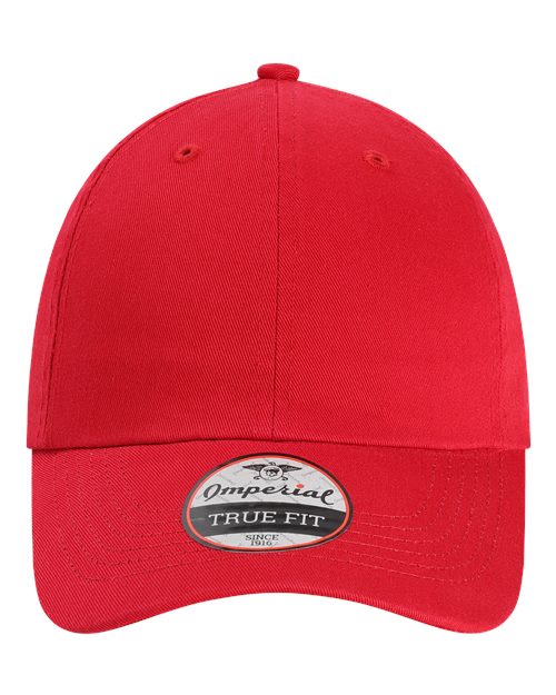 Imperial X210B — The Original Buckle Dad Hat — Red