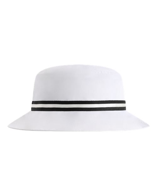Imperial 1371P — The Oxford Performance Bucket Hat — White/ Black