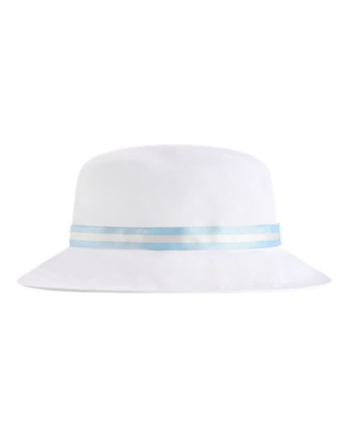 Imperial 1371P — The Oxford Performance Bucket Hat — White/ Light Blue