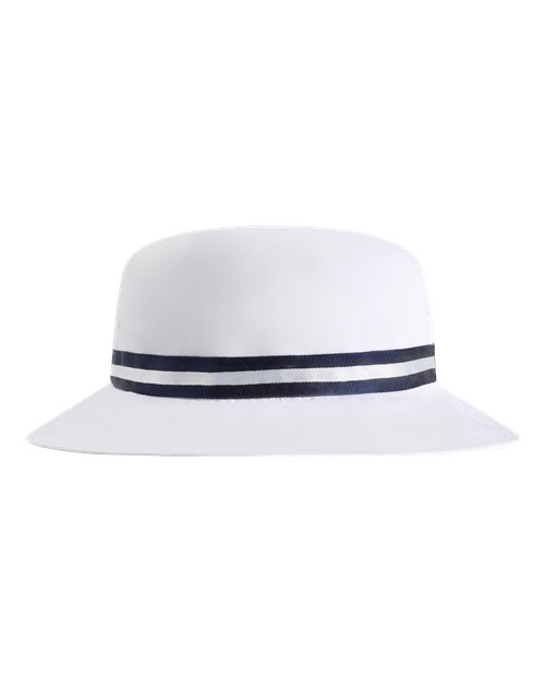 Imperial 1371P — The Oxford Performance Bucket Hat — White/ Navy