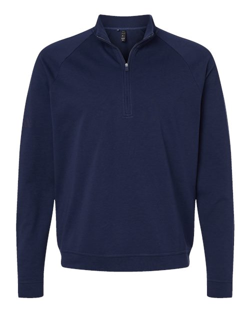 Adidas A598 — Men's Club Quarter-Zip Pullover — Collegiate Navy