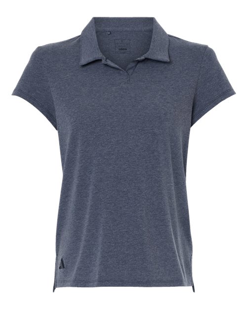 Adidas A690 — Women's Blended Polo — Collegiate Navy Melange