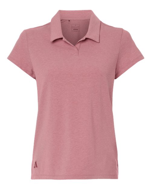 Adidas A690 — Women's Blended Polo — Pink Strata Melange