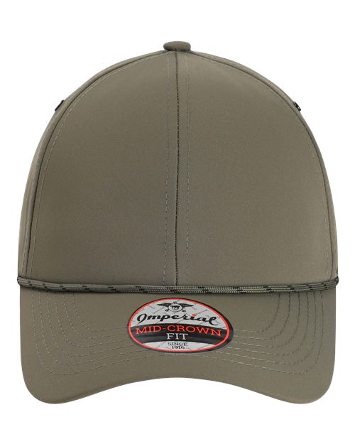 Imperial 6054 — The Habanero Performance Rope Cap — Olive