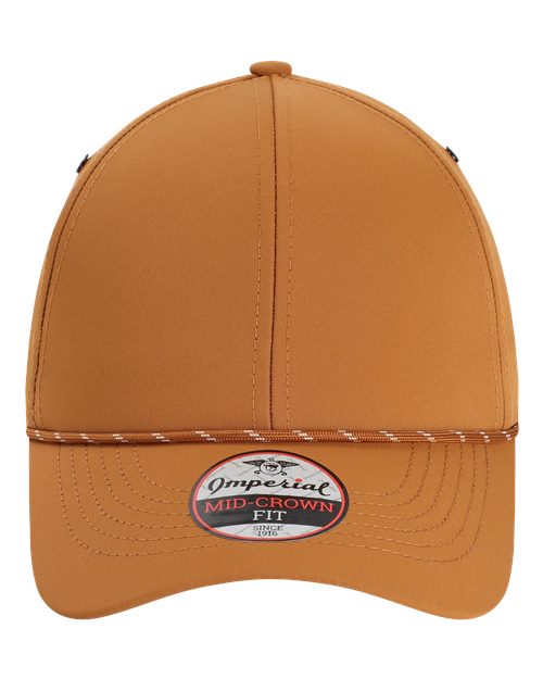 Imperial 6054 — The Habanero Performance Rope Cap — Buckthorn Brown