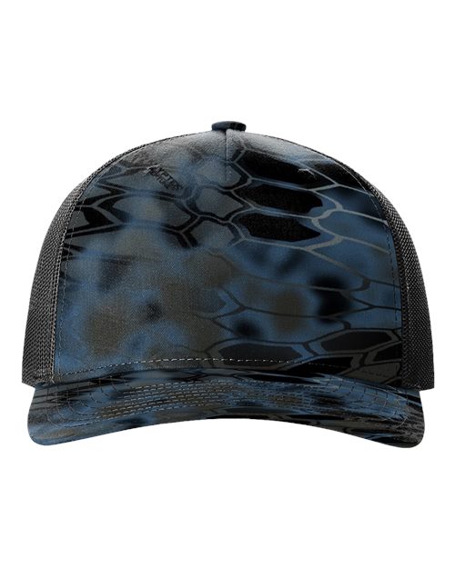 Richardson 112PFP — Printed Five-Panel Trucker Cap — Kryptek Neptune/ Black