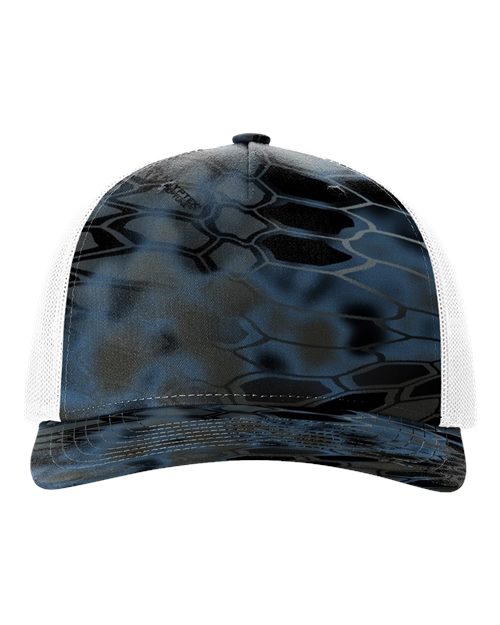 Richardson 112PFP — Printed Five-Panel Trucker Cap — Kryptek Neptune/ White