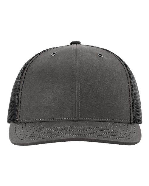 Richardson 112WF — Fremont Trucker Cap — Charcoal/ Black