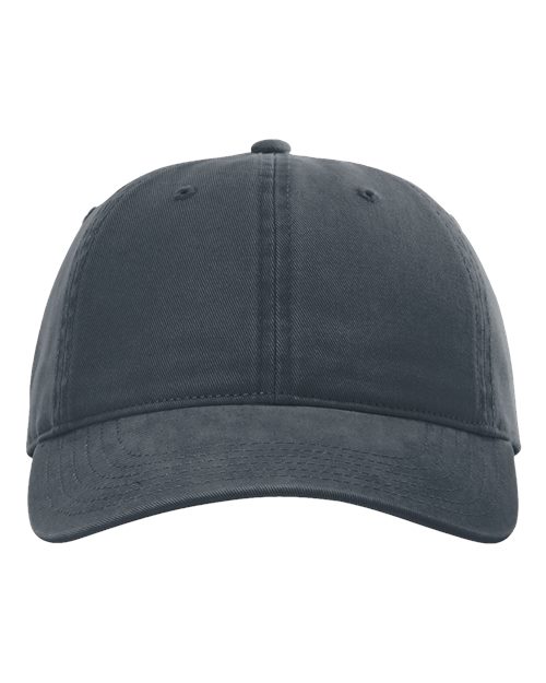 Richardson 326 — Peach Twill Dad Hat — Navy
