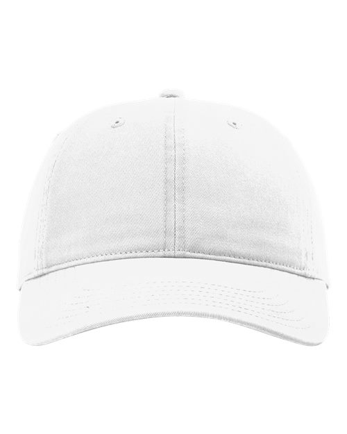 Richardson 326 — Peach Twill Dad Hat — White