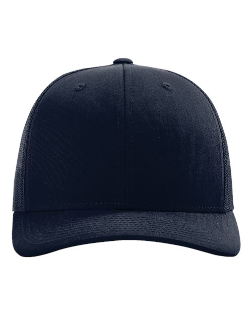 Richardson 112PL — 112+ R-Flex Adjustable Trucker Cap — Navy
