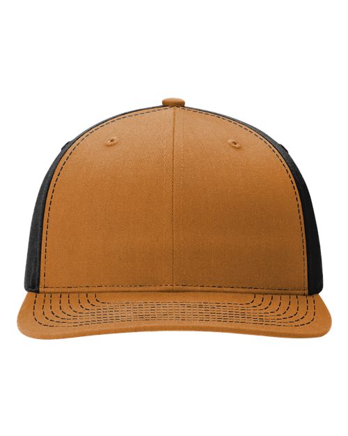 Richardson 312 — Twill Back Trucker Cap — Caramel/ Black