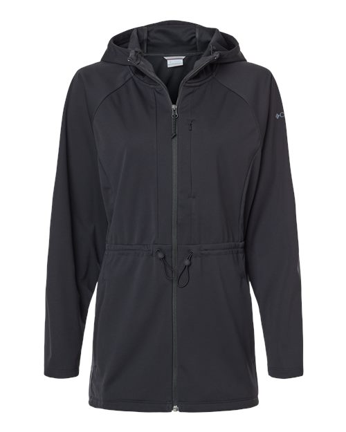 Columbia 208499 — Women's Flora Park™ II Soft Shell Long Length Jacket — Black