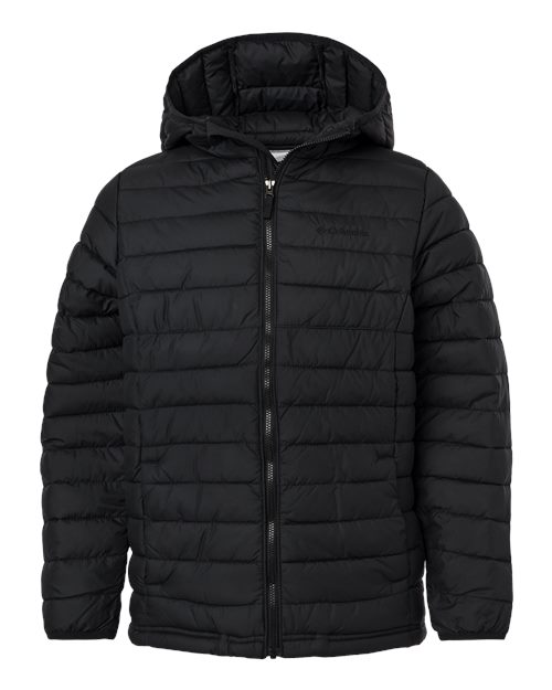 Columbia 209002 — Youth Powder Lite™ II Hooded Jacket — Black