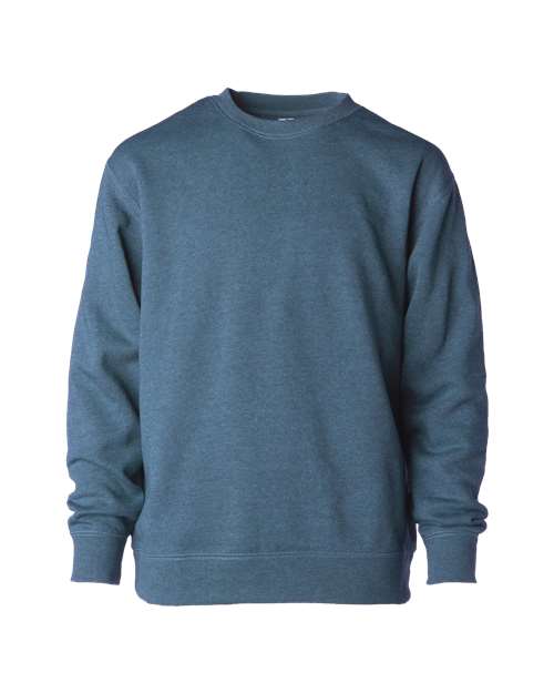 Independent Trading Co. PRM15YSBC — Youth Lightweight Special Blend Crewneck Sweatshirt — Storm Blue Heather