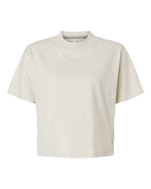 LAT 3518 — Women's Boxy Tee — Natural Heather