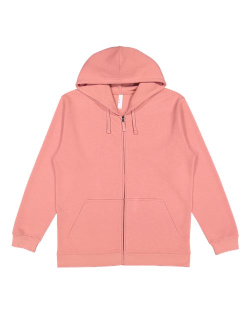 LAT 6927 — Unisex Full-Zip Hoodie Sweatshirt — Mauvelous