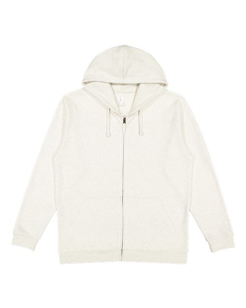 LAT 6927 — Unisex Full-Zip Hoodie Sweatshirt — Natural Heather