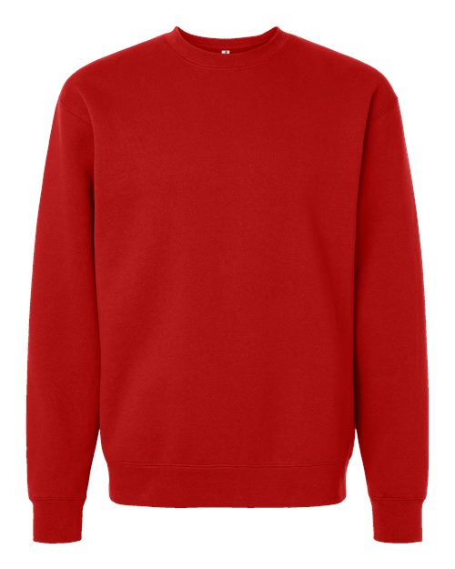 Independent Trading Co. IND3000 — Unisex Heavyweight Crewneck Sweatshirt — Red