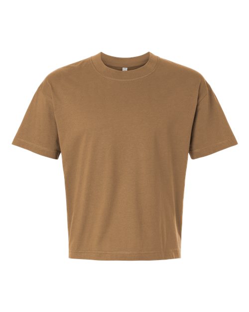 LAT 3520 — Unisex Boxy Jersey Tee — Coyote Brown