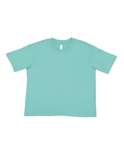 LAT 3520 — Unisex Boxy Jersey Tee — Saltwater