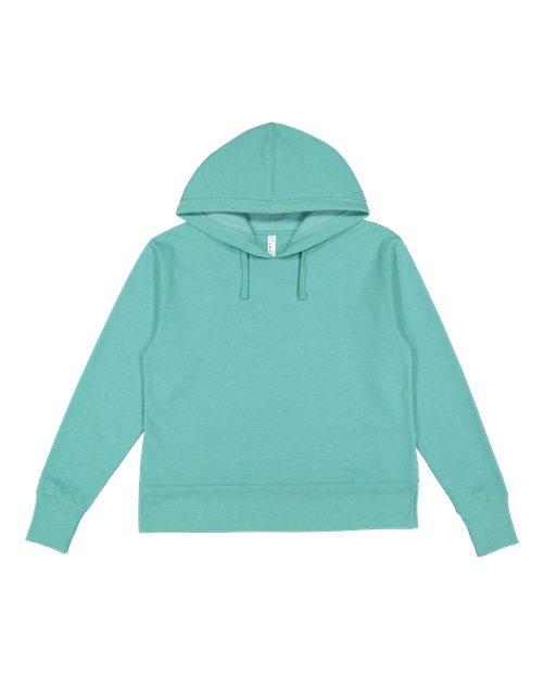 LAT 3536 — Women's Vintage Wash Hoodie Sweatshirt — Washed Saltwater