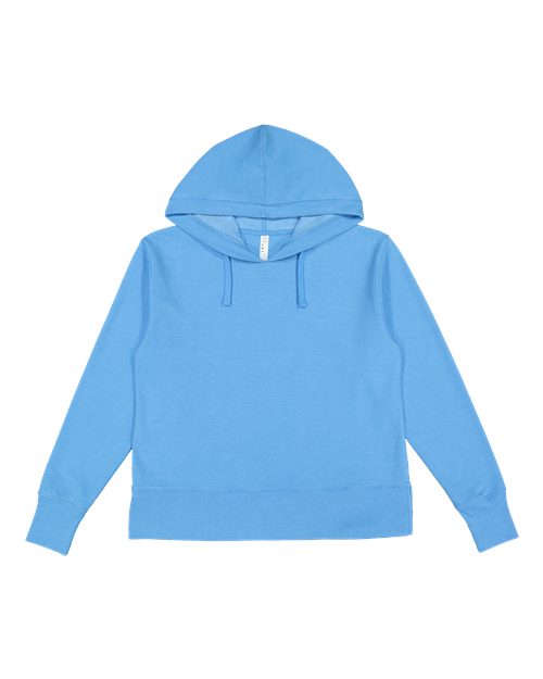 LAT 3536 — Women's Vintage Wash Hoodie Sweatshirt — Washed Tradewind