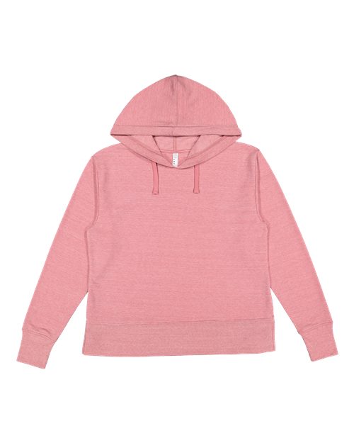 LAT 3536 — Women's Vintage Wash Hoodie Sweatshirt — Weathered Mauvelous