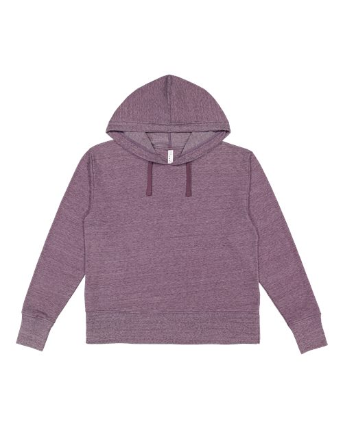 LAT 3536 — Women's Vintage Wash Hoodie Sweatshirt — Weathered Plum