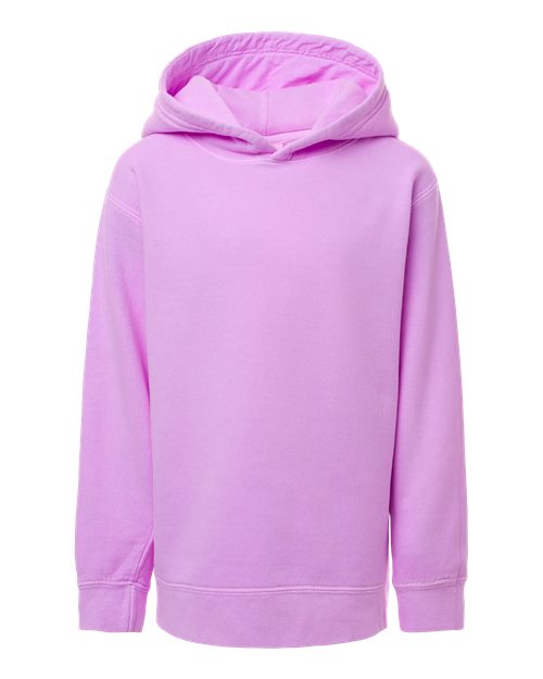 Comfort Colors 1467Y — Youth Garment-Dyed Lightweight Fleece Hooded Sweatshirt — Neon Violet