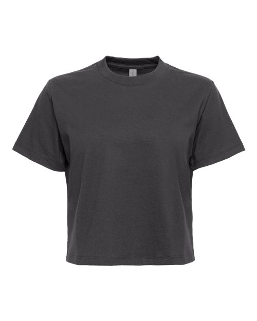 Next Level 7610 — Women's Heavyweight Boxy T-Shirt — Graphite Black